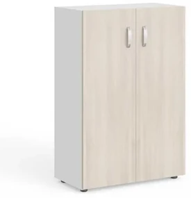 Dulap mediu Manager 79,8 x 42,2 x 119,5 cm, salcâm deschis / alb
