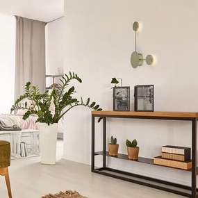 Aplica LED de perete moderna Amadeo aurie