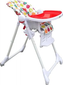 Scaun de masa pentru copii si bebe NOVOKIDS™ Go baby reglabil in 6 trepte de inaltime , pliabil , centura de siguranta, sezut comfortabil, masuta