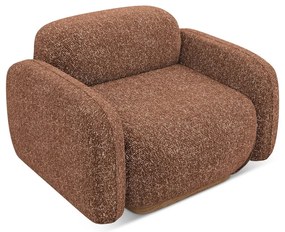 Fotoliu modular portocaliu/maro Ailani – Makamii