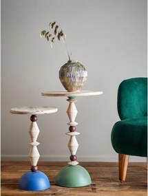 Măsuță auxiliară rotundă din lemn de brad ø 40 cm Mannelli – Bloomingville