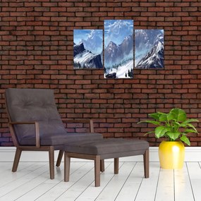 Tablou - Munții pictați (90x60 cm)