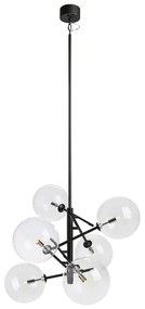 Lustră cu 6 brațe Markslöjd Andrew, negru