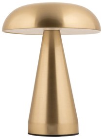 Veioză aurie LED cu intensitate reglabilă cu abajur din metal (înălțime 20,5 cm) Rachel – Leitmotiv