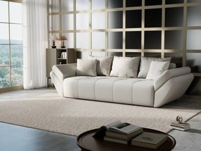 Canapea extensibilă dumonde cu ladă de depozitare si sezut confortabil din spuma high-density, Berlin Enjoy Bej 250x100 cm