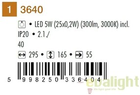 Aplica de perete LED pentru tablou, oglinda, Picture guard 3640 RX