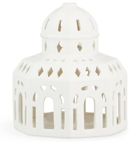 Sfeșnic de Crăciun din ceramică Kähler Design Lighthouse, ø 12 cm, alb