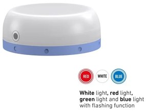 Ledlenser KIDCAMP6 RAINBOW - Lampă LED portabilă cu intensitate reglabilă, alimentare 3xAAA, IP44, albastru