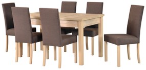 Set masă scaune pentru sufragerie Exalos (pentru 6 până la 8 persoane). 608027