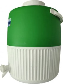 Dozator termos cu robinet pentru bauturi Kale termos 77766, 10 L, Izolatie poliuterana, Verde/Alb