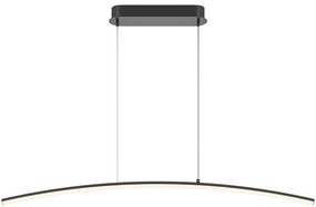 Lustra LED suspendata design minimalist Curve negru