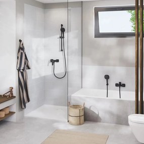 Baterie dus Grohe Cubeo monocomanda negru mat