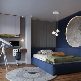 Lustră pe cablu Sollux SL.1356 HYPERION 1xG9/8W/230V alb