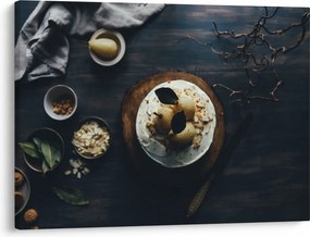 Tablou cu desert pe masă (70x50 cm)