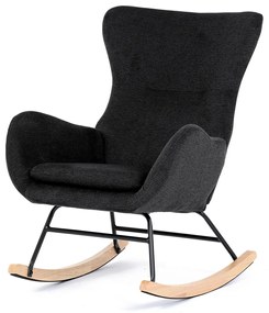 Fotoliu balansoar BK2, negru