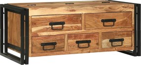 vidaXL Masă de cafea Maro 90 x 50 x 38 cm Lemn Solid de Acacia