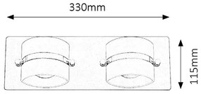 Aplica de perete LED moderna pentru baie IP44 Tony 5490 RX