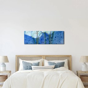 Tablou - Lalele albe (cu ceas) (90x30 cm)