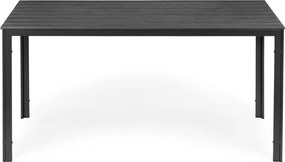 Masă de grădină cu 6 locuri 156x78 cm polywood gri