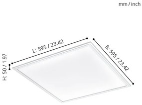 Plafonieră LED SALOBRENA LED/40W/230V Eglo 32813