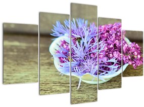 Tablou cu decorațiune din lavanda (150x105 cm)