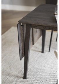 Masă de dining extensibilă din lemn masiv de stejar 80x80 cm Filippa - Rowico