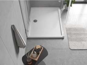 Mexen Flow brod rectangular slim 95 x 70 cm, alb lucios - 46R107095