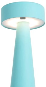 Veioză turcoaz LED (înălțime 16,5 cm) Mini LED Ring – Leitmotiv