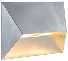 Aplica de perete iluminat exterior IP54 Pontio 27 otel galvanizat