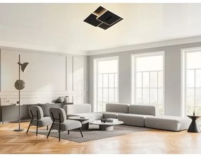 Plafonieră LED dimabilă LED/95W/230V 3000-6500K negru + telecomandă