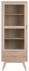 Vitrină în decor stejar 72x190 cm A-Line - Actona