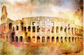 Tablou - Pictură digitală, Colosseum, Roma, Italia (90x60 cm)