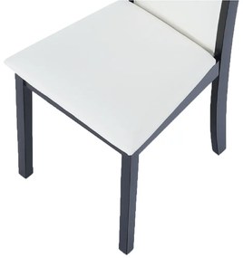 Set cină, wenge/piele eco, VENIS NEW 1+4