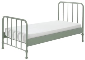 Set BRONXX este format din Pat copiiul BRONXX verde măsliniu (90x200 cm) cu NOPTIERA camera copiiasortată verde măsliniu.