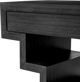 Consola LUX stil avangardist Rialto, gri carbune