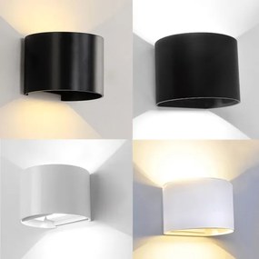 APLED - LED Aplică perete exterior OVAL 2xLED/3W/230V IP65