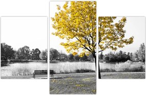 Tablou - relaxare în parc (90x60 cm)