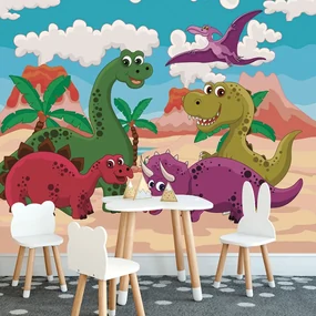 Tapet lumea dinozaurilor