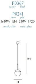 Pendul design modern DALLAS P0367 MX