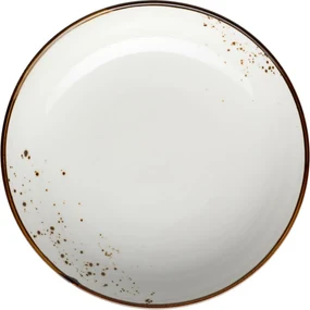 Mäser Farfurie adâncă Pintar White cu puncte maro21 cm