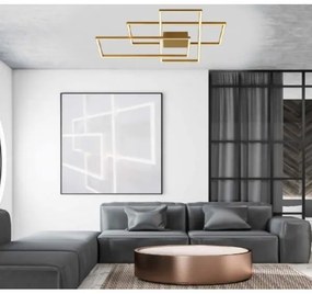 Lustră LED aplicată dimabilă LED/55W/230V auriu Zambelis 2022