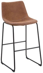 Set scaune tip bar 2buc. Franklin (maro auriu). 1009963