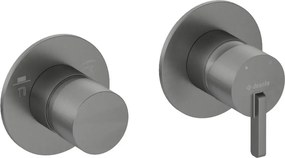 SILIA - Baterie de duș cu comutator de duș BQS_D46P Finisaj: Titan