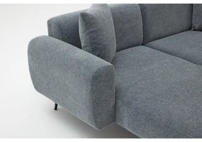 Colțar în L PISA, gri, cu șezut pe partea stângă