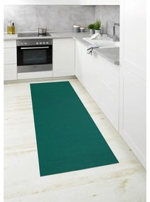 Covoraș de baie verde închis din plastic 65x200 cm Petrol – Wenko