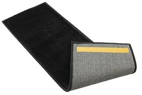 Covorașe pentru scări negre 13 buc. 22x73 cm Pure Black – Mila Home