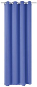 vidaXL Draperie opacă, ocheți metalici, 270 x 245 cm, albastru