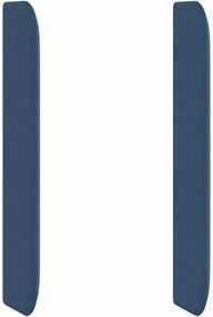 vidaXL Ureche pentru Tăblie albastru 80 x 16 x 4 cm țesătură