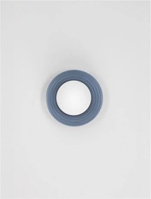Aplica baie protectie IP44, Portelan blue gri, ORBIQUE 16cm
