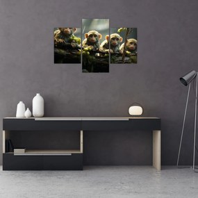 Tablou - Maimuțe (90x60 cm)